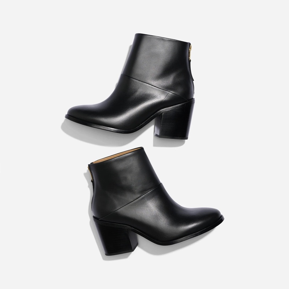 Nisolo Dari Black Ankle Boots